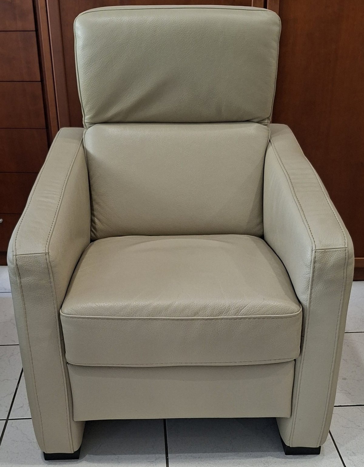 Fauteuil en cuir